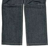 Voi Jeans Double Knee Jeans - 36W 31L Dark Wash Denim