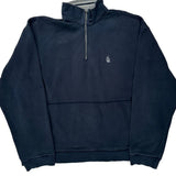 Nautica 1/4 Zip - XL Navy Cotton