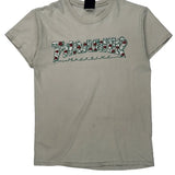 Thrasher Graphic T-Shirt - Small Beige Cotton