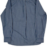 Tommy Hilfiger Striped Shirt - Small Blue Cotton