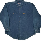 Chaps Ralph Lauren Denim Shirt - XL Blue Cotton