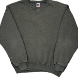 Russell Athletic Sweatshirt - XL Grey Cotton Blend