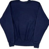 1990'S Blank Made In USA Soffe Sweatshirt - XL Navy Cotton Blend