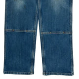 Carhartt Double Knee Carpenter Jeans - 34W 30L Blue Cotton Blend