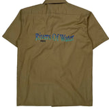 Rivers Of Water Dickies Short Sleeve Shirt - Medium Khaki Polyester Blend