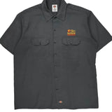 Dickies Short Sleeve Shirt - XL Gray Cotton