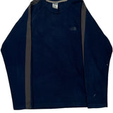 The North Face Fleece - Large Blue Polyester