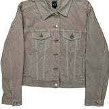 Gap Denim Jacket - Small Beige Cotton