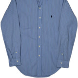 Polo By Ralph Lauren Striped Shirt - Small Blue Cotton