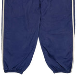 None Adidas Track Pants - XL Blue Polyester