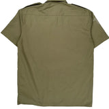 Dickies Short Sleeve Shirt - Medium Khaki Polyester Blend
