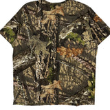 Scent Control Mossy Oak Camo T-Shirt - 2XL Green Cotton