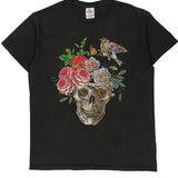 Delta Graphic T-Shirt - Medium Black Cotton