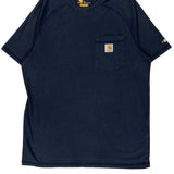 Carhartt T-Shirt - Medium Navy Cotton