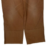 Dickies Carpenter Trousers - 34W 30L Brown Cotton
