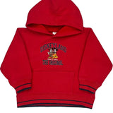 Age 4 Disneyland The Original Disney Graphic Hoodie - XS Red Cotton Blend
