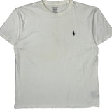 Polo By Ralph Lauren T-Shirt - Medium White Cotton