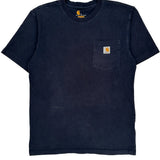 Original Fit Carhartt T-Shirt - Small Navy Cotton