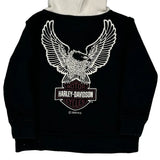 Age 24 Months Harley Davidson Hoodie - 3XS Black Cotton