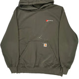 Carhartt Hoodie - XL Green Cotton