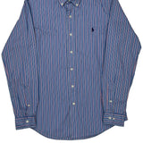 Ralph Lauren Striped Shirt - Medium Blue Cotton