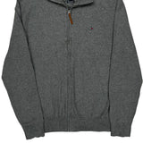 Tommy Hilfiger Zip Up - Large Grey Cotton