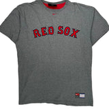 Red Sox Nike Mlb T-Shirt - Large Gray Cotton