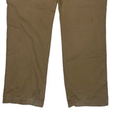 Carhartt Carpenter Trousers - 37W 32L Khaki Cotton