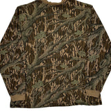 Made In USA Mossy Oak Long Sleeve T-Shirt - Large Camo Cotton