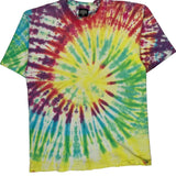 Alstyle Tie-Dye T-Shirt - Medium Multicoloured Cotton