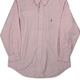 Ralph Lauren Checked Shirt - Large Pink Cotton