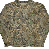 Mossy Oak Camo Long Sleeve T-Shirt - Large Camo Cotton