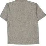 Unbranded Single Stitch T-Shirt - Large Gray Cotton