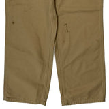 Carhartt Carpenter Trousers - 36W 30L Khaki Cotton