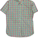Tommy Hilfiger Checked Short Sleeve Shirt - Large Multicoloured Cotton