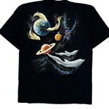 Nature Graphics Harlequin Single Stitch T-Shirt - Medium Black Cotton