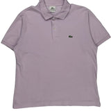 Lacoste Polo Shirt - XL Purple Cotton