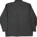 Dickies Shirt - XL Black Polyester Blend