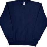 Made In USA Russell Athletic Sweatshirt - Medium Navy Cotton