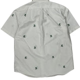 Ralph Lauren Short Sleeve Shirt - Large White Cotton