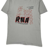 Hanes Single Stitch T-Shirt - Medium White Cotton