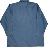 Dickies Shirt - XL Blue Cotton Blend