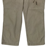 Carhartt Cargo Trousers - 40W 30L Khaki Cotton Blend