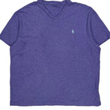 Polo By Ralph Lauren T-Shirt - Large Purple Cotton
