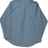 Afton Ralph Lauren Striped Shirt - Large Blue Cotton