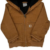 Age 3 Carhartt Jacket - 2XS Brown Cotton