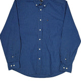 Tommy Hilfiger Checked Shirt - Medium Blue Cotton