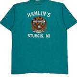 Sturgis, Mi Harley Davidson T-Shirt - XL Green Cotton