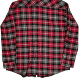 Dickies Checked Flannel Shirt - 2XL Black Cotton