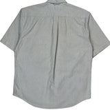 Tommy Hilfiger Striped Short Sleeve Shirt - Medium Blue Cotton